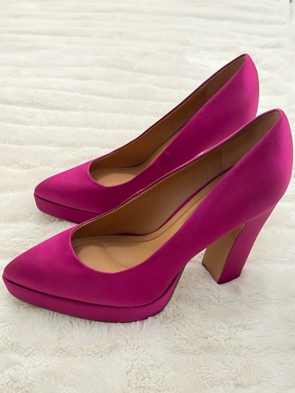 Jessica Simpson Chic Fuchsia Pointed Toe Women's Pumps Heels Size 10
